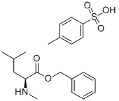 N-ME-LEU-OBZL P-トシル酸塩 化学構造式