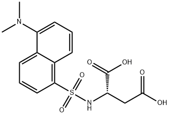 DANSYL-DL-ASPARTIC ACID DI(CYCLOHEXYLAMMONIUM) SALT Struktur