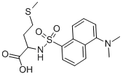 丹磺酰-DL-蛋氨酸环己基铵盐, 42808-13-9, 结构式