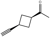 Ethanone, 1-(3-ethynylcyclobutyl)-, cis- (9CI) 化学構造式