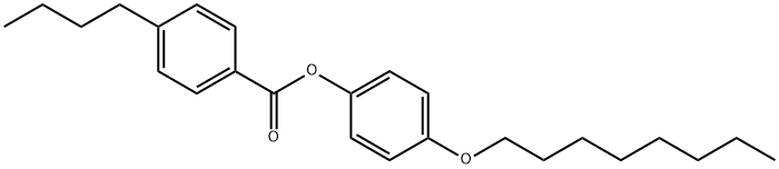 4-正丁基苯甲酸-4'-正辛氧基苯基酯[液晶],42815-59-8,结构式