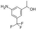 3-Amino-alpha-methyl-5-(trifluoromethyl)benzenemethanol Struktur
