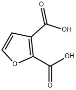 フラン-2,3-ジカルボン酸 化学構造式