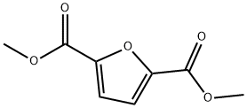 2,5-フランジカルボン酸ジメチル 化学構造式