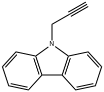 3-(N-卡唑)丙炔, 4282-77-3, 结构式