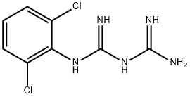 1-(2,6-二氯苯基)双胍 盐酸盐, 42823-15-4, 结构式