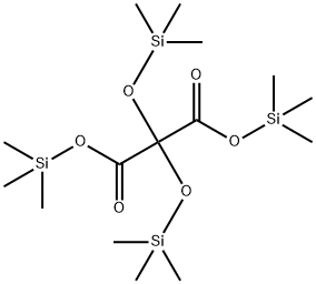 2,2-Bis(trimethylsiloxy)malonic acid bis(trimethylsilyl) ester Structure