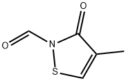 2(3H)-Isothiazolecarboxaldehyde, 4-methyl-3-oxo- (9CI) 结构式