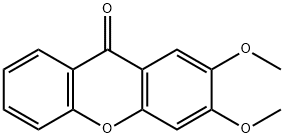 2,3-DIMETHOXYXANTHEN-9-ONE, 42833-49-8, 结构式