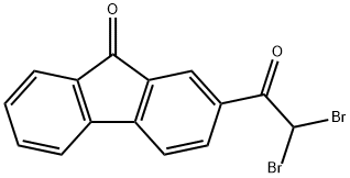 2-(DIBROMOACETYL)-9H-FLUOREN-9-ONE 结构式