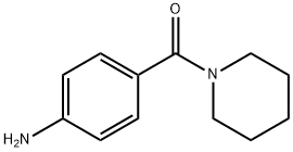 (4-アミノフェニル)(1-ピペリジニル)メタノン 化学構造式