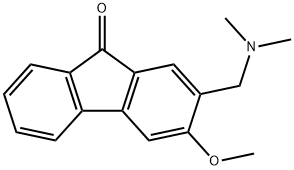 2-(Dimethylamino)methyl-3-methoxy-9H-fluoren-9-one|