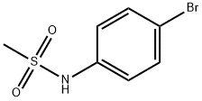 N-(4-溴苯基)甲基磺酰胺, 4284-50-8, 结构式