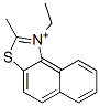 1-Ethyl-2-methylnaphtho[1,2-d]thiazol-1-ium Structure
