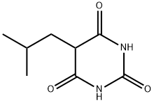 5-isobutylbarbituric acid Structure