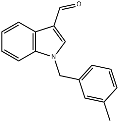 1-(3-METHYLBENZYL)-1H-INDOLE-3-CARBALDEHYDE Structure