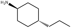 Cyclohexanamine, 4-propyl-, trans- (9CI) Struktur