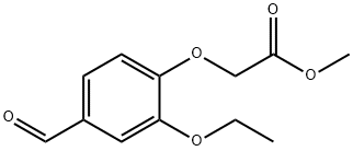 2-(2-乙氧基-4-甲烷酰基-苯氧基)乙酸甲酯, 428482-76-2, 结构式
