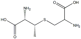 (2S,3R)-2-Amino-3-[[(2R)-2-amino-2-carboxyethyl]thio]butyric acid 结构式