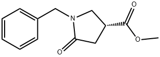 R-N-苄基-5-氧代-3-吡咯烷甲酸甲酯 结构式