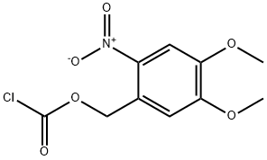 6-硝基藜芦氯甲酸,42855-00-5,结构式