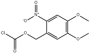 6-NITROVERATRYL CHLOROFORMATE Structure