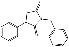 1-benzyl-3-phenyl-pyrrolidine-2,5-dione Structure