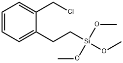 [2-[2-(chloromethyl)phenyl]ethyl]trimethoxysilane Structure
