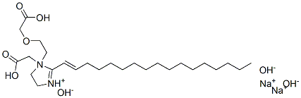 disodium 1-[2-(carboxymethoxy)ethyl]-1-(carboxymethyl)-2-(heptadecenyl)-4,5-dihydro-1H-imidazolium hydroxide Structure