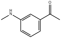 Ethanone, 1-[3-(methylamino)phenyl]- (9CI) Structure
