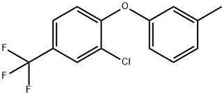 2-chloro-1-(3-methylphenoxy)-4-(trifluoromethyl)benzene Structure