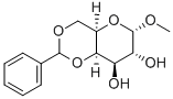 甲基-4,6-O-苄叉-Α-D-吡喃半乳糖苷, 4288-93-1, 结构式