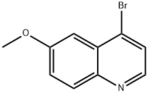 4-BROMO-6-METHOXYQUINOLINE Struktur