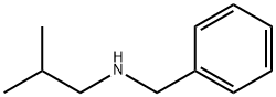 N-ベンジル-2-メチルプロパン-1-アミン 化学構造式