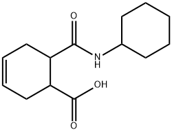 6-环己基氨基甲酰基环己-3-烯羧酸, 428841-22-9, 结构式