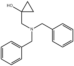 1-[[BIS(PHENYLMETHYL)AMINO]METHYL] CYCLOPROPANOL Structure