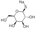 1-THIO-BETA-D-GALACTOPYRANOSE SODIUM SALT Structure