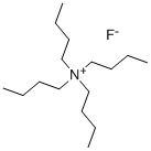 テトラブチルアンモニウムフルオリド (1mol/Lテトラヒドロフラン溶液) 化学構造式