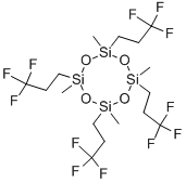 2,4,6,8-四甲基-2,4,6,8-四(3,3,3-三氟丙基)环四硅氧烷, 429-67-4, 结构式