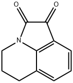 5,6-ジヒドロ-4H-ピロロ[3,2,1-IJ]キノリン-1,2-ジオン 化学構造式