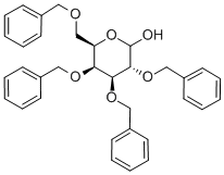 2,3,4,6-TETRA-O-BENZYL-ALPHA-D-GALACTOPYRANOSE Struktur