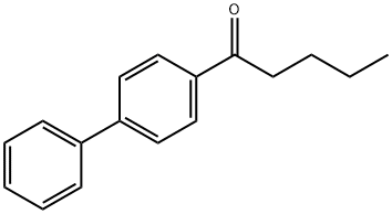 4'-ペンタノイル-1,1'-ビフェニル 化学構造式