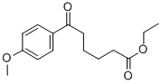 ETHYL 6-(4-METHOXYPHENYL)-6-OXOHEXANOATE 结构式