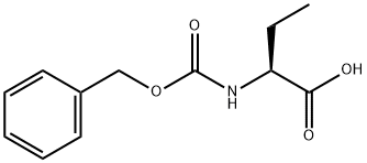 (S)-2-(苄氧羰基氨基)丁酸 结构式