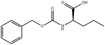 Z-D-正缬氨酸 结构式