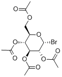 1,3,4,6-テトラ-O-アセチル-Α-D-グルコピラノース 化学構造式