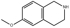 6-メトキシ-1,2,3,4-テトラヒドロイソキノリン 化学構造式