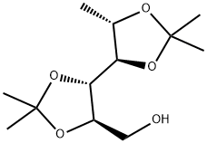 2-O,3-O:4-O,5-O-Bis(1-methylethylidene)-1-deoxy-D-galactitol Structure