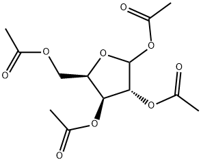 D-Xylofuranose tetraacetate Struktur