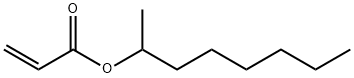 アクリル酸1-メチルヘプチル 化学構造式